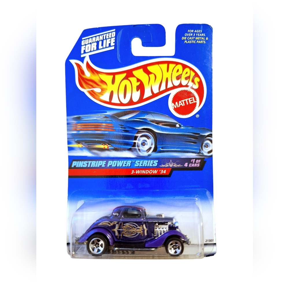 Hot Wheels Pinstripe Power Series 3-Window '34 Car